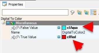 In Visuino Set Components