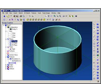 3D CAD Non-Animated Tutorial - Feature #1 - Revolve - Basics
