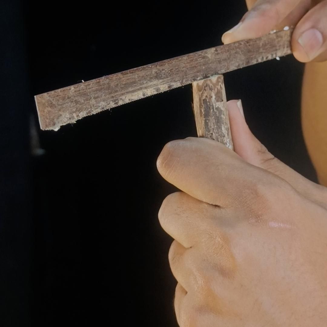 Primitive Fire Starting Tool Using Wooden Stick and Rope : 6 Steps ...