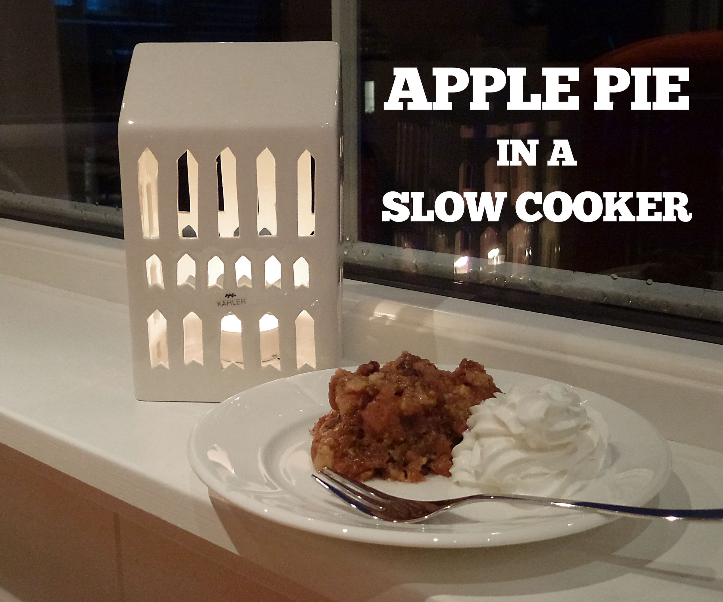 Apple Pie in a Slow Cooker
