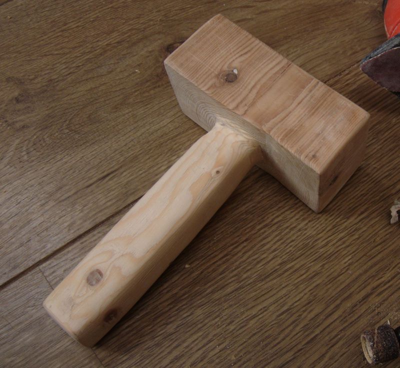 Wooden Mallet - A.K.A. The Coffee-Puck Smasher