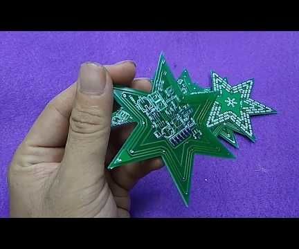 How to Make a Led Flash / Flasher / Blinking LED Lights Star Beauty With Simple Circuit.