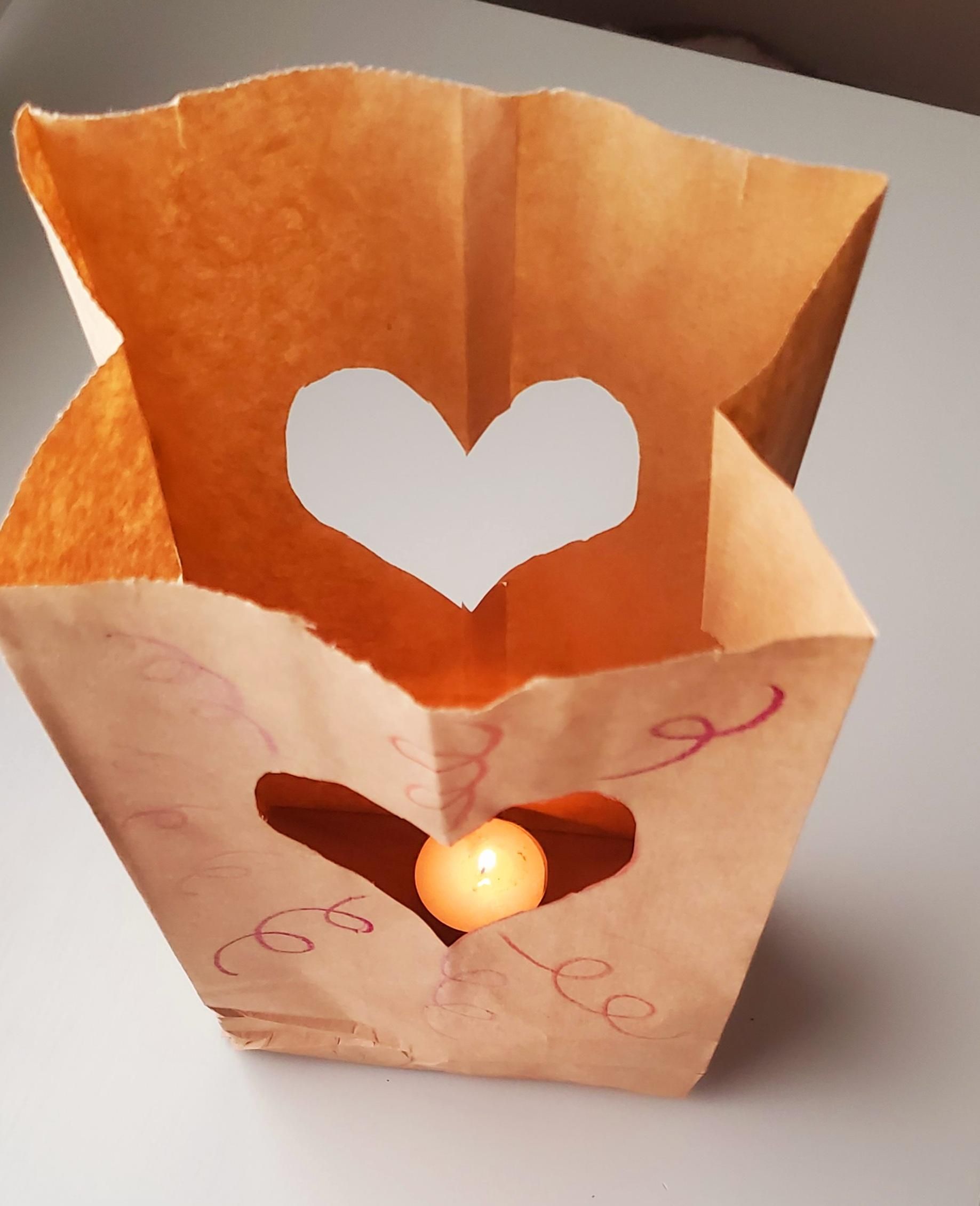 Paper Bag Lantern 4 Steps (with Pictures) Instructables