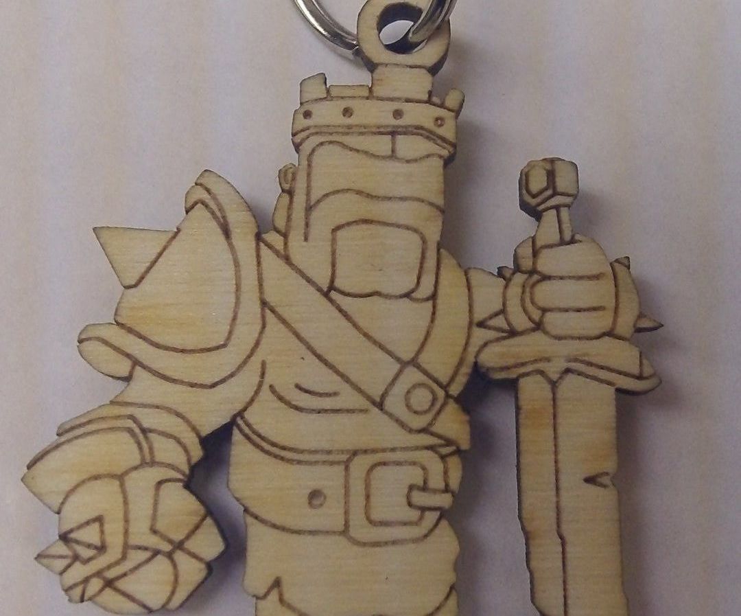 Barbarian King Keychains