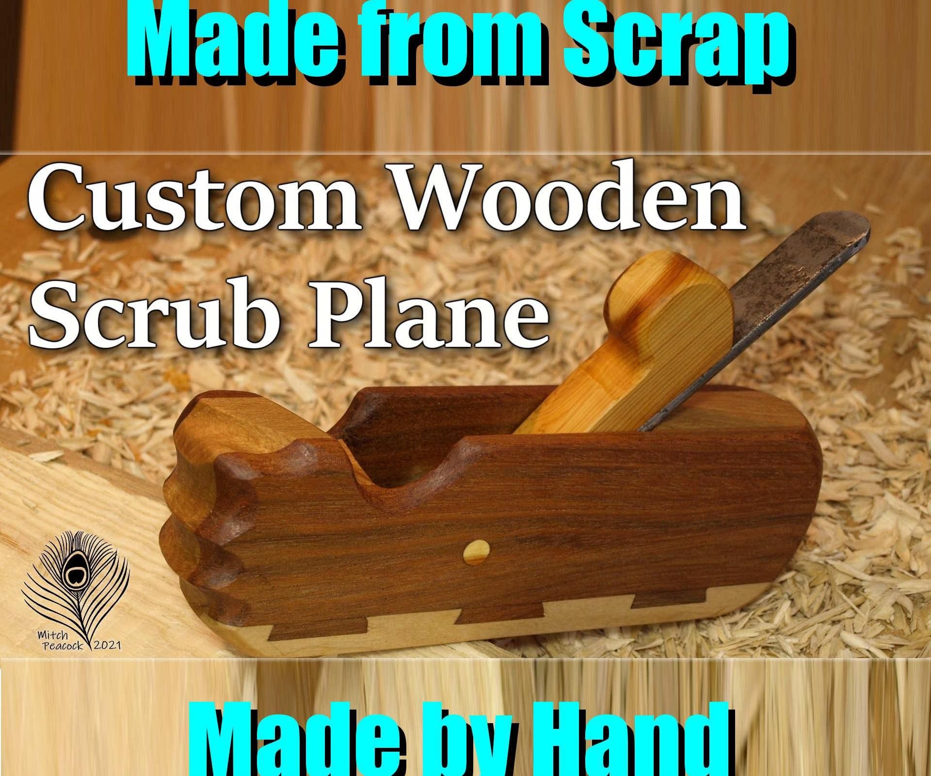 Wooden Scrub Plane From Scrap