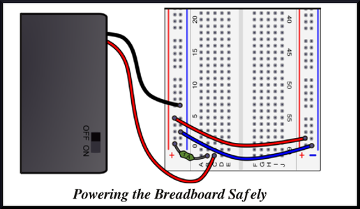 Powering Breadboard Safely