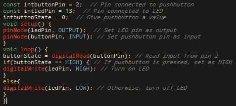 LED Blinking With a Push Button - Instructables