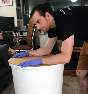 Setting Up the Cardboard Cup Top