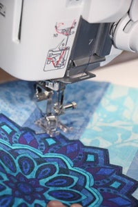 Combining the Applique Fabric Onto Background Fabric