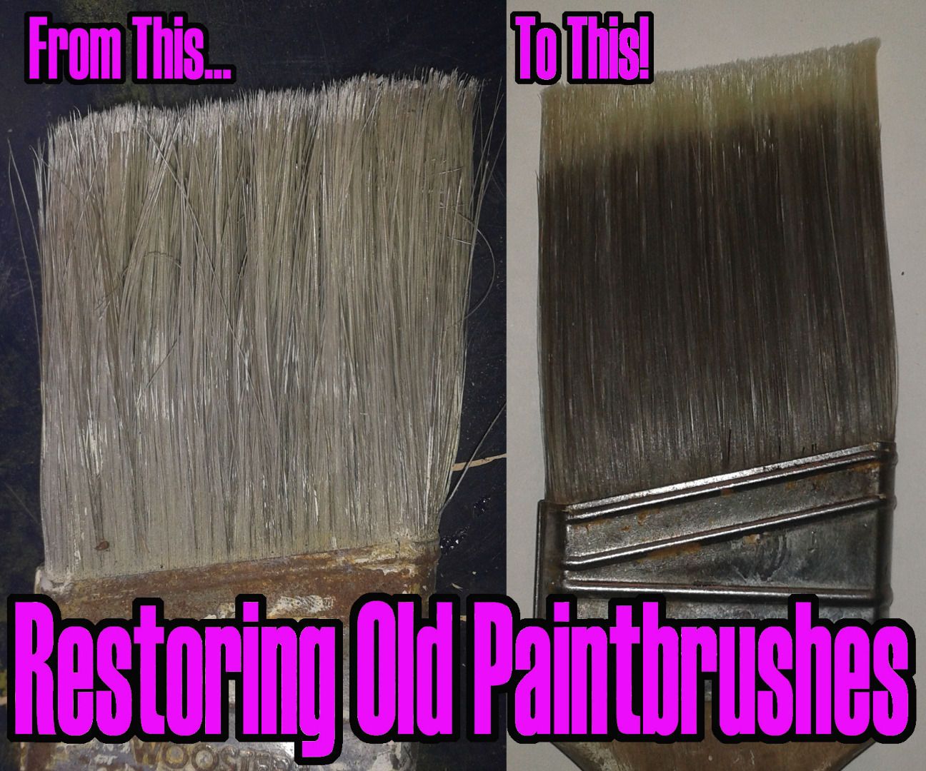 Restoring Old Paintbrushes