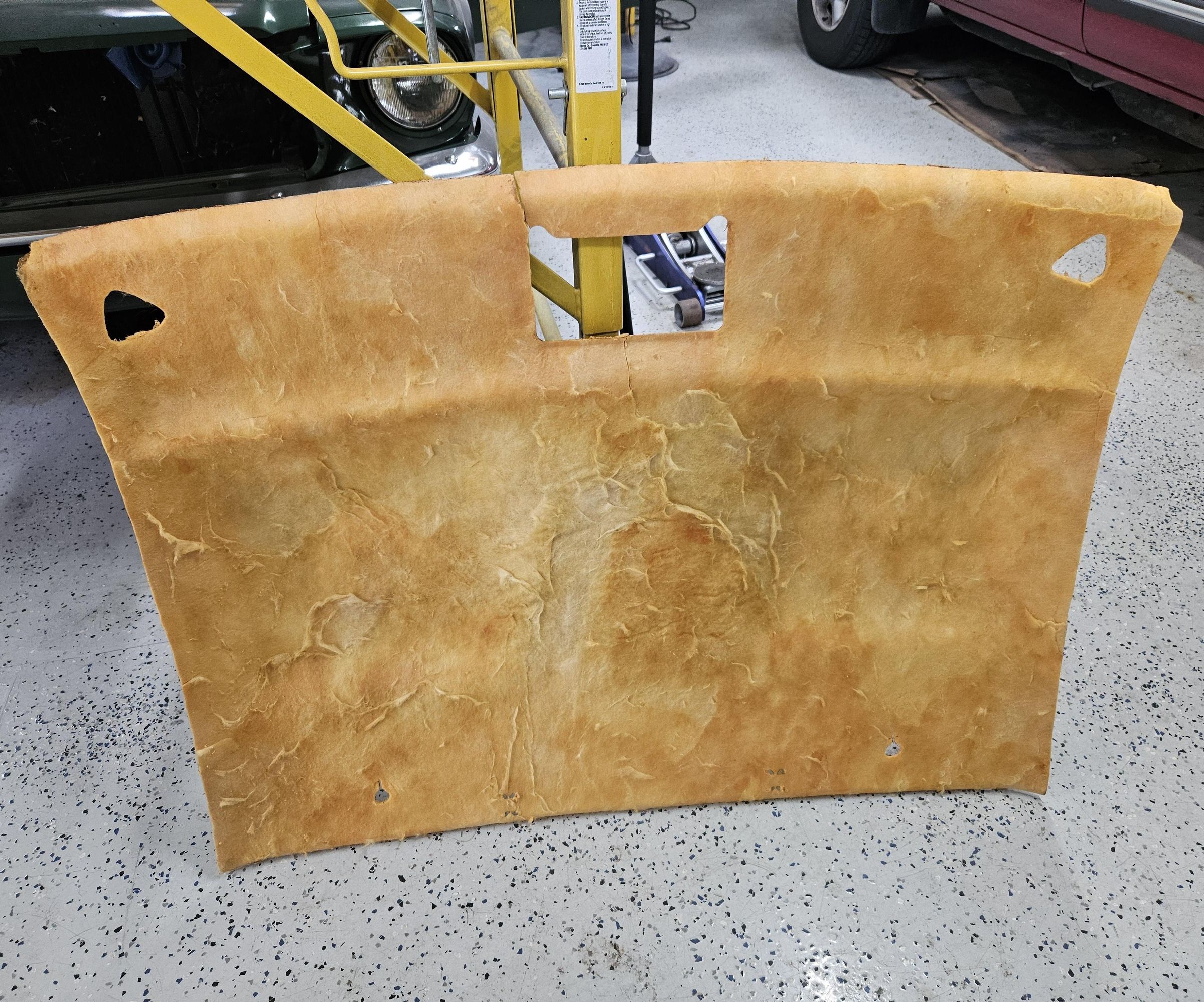 Antique or Classic Layered Fiberglass Headliner Repair - Resin + Fiberglass Reinforcement