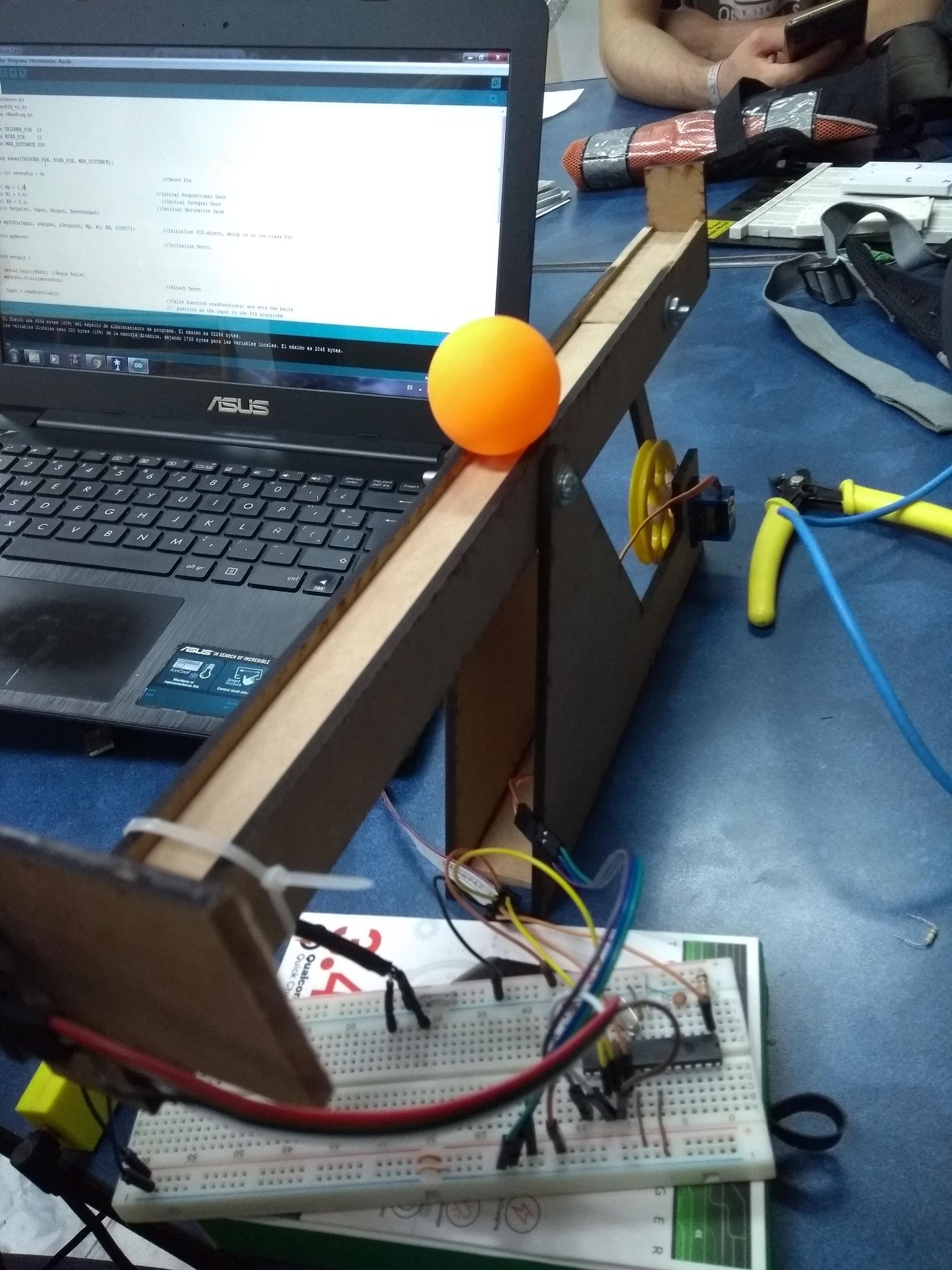 Arduino Ball and Beam Project (sistema Barra Bola Con Arduino) 3