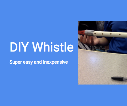 Diy PVC Whistle