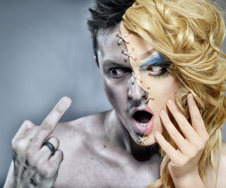 Split Face Diva - SFX Makeup Tutorial