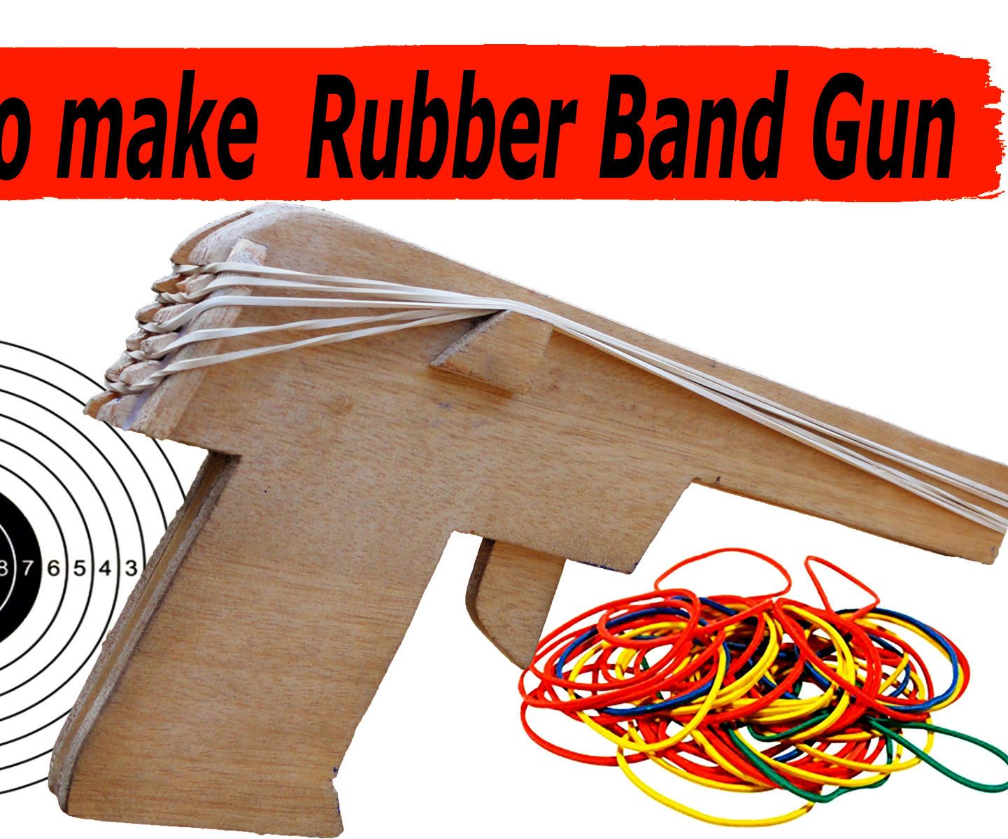 How to Make Rubber Band Gun Which Fires Multiple Rubber Bands