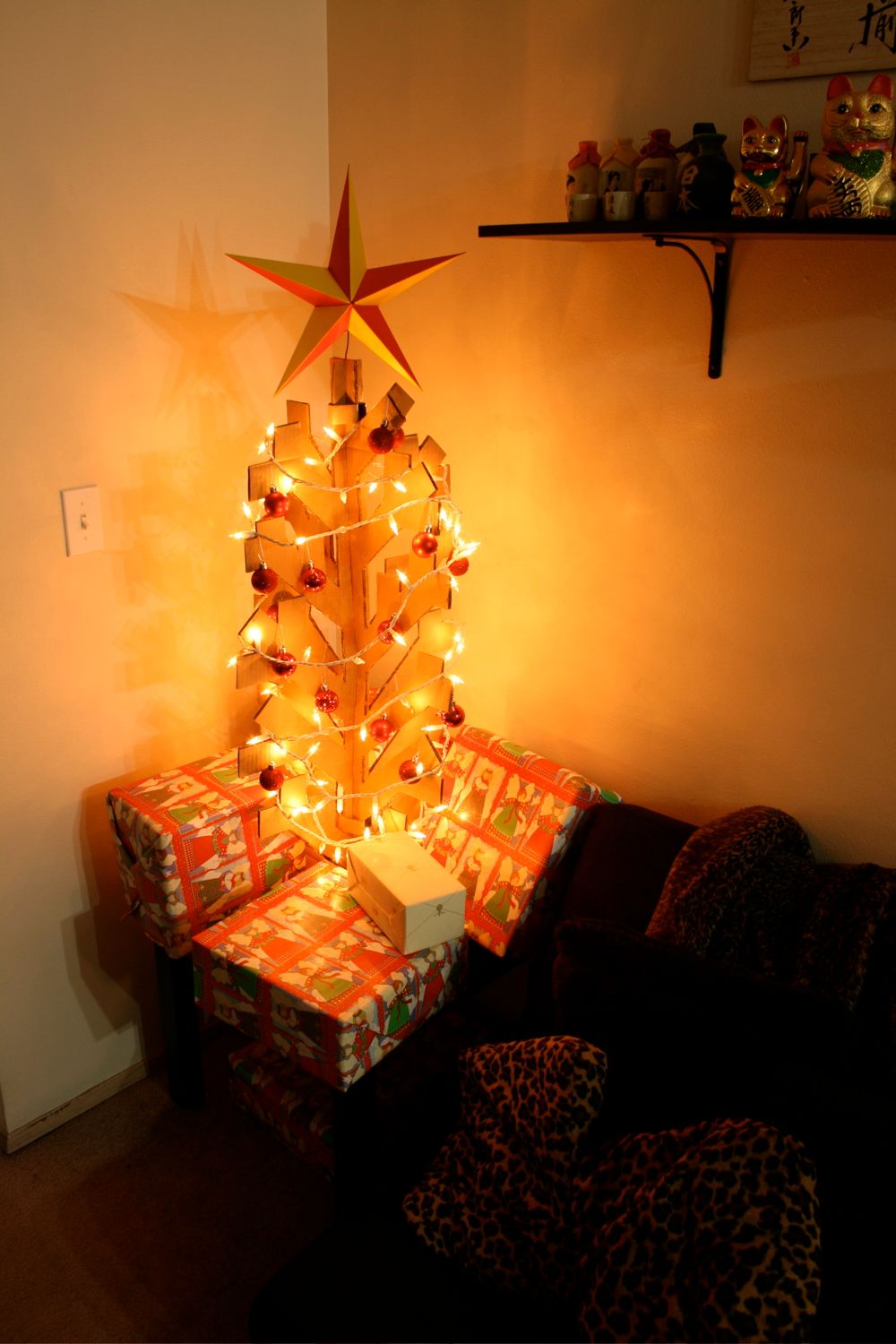 Cardboard Christmas Tree