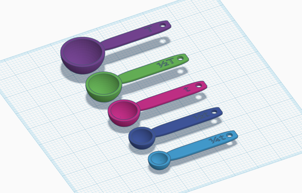 3D Printed Measuring Spoons : 8 Steps (with Pictures) - Instructables