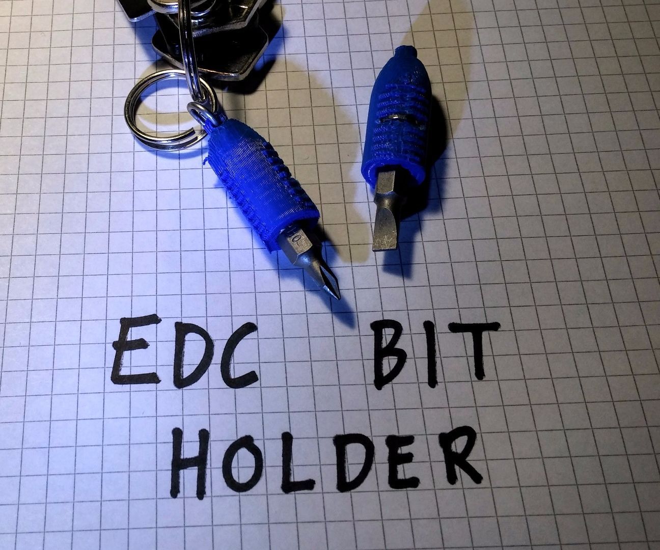 Bit Holder Keychain - EDC