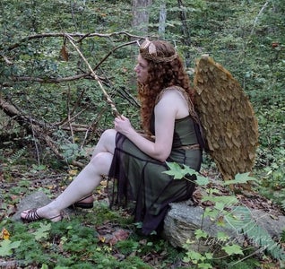 DIY Forest Fairy Costume (Made With Real Vines and Leaves!)
