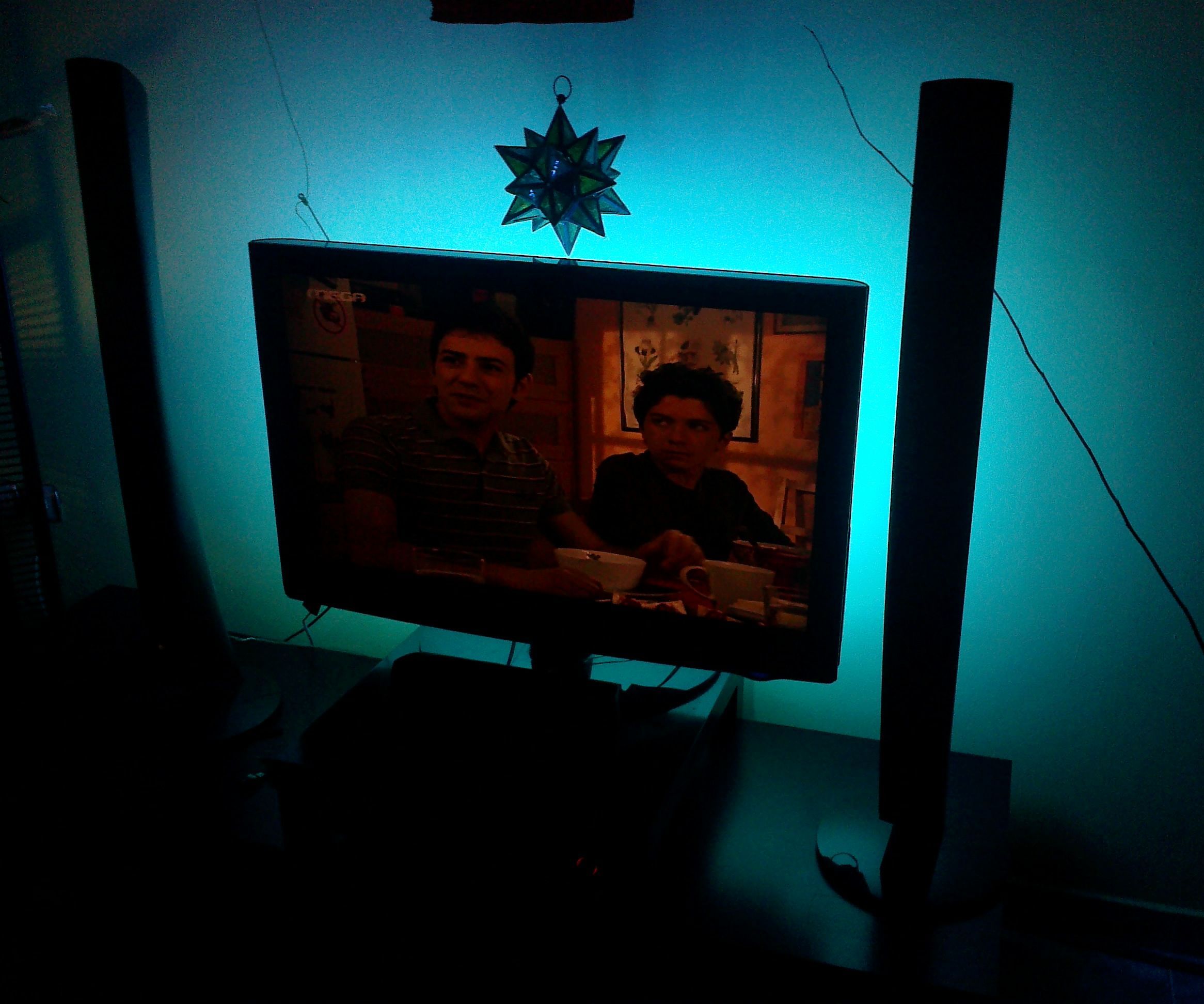 Tv rgb led strip hidden light