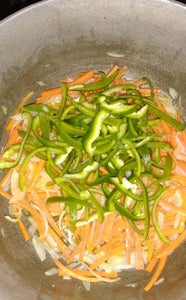 Sauté the Vegetables for the Stuffing