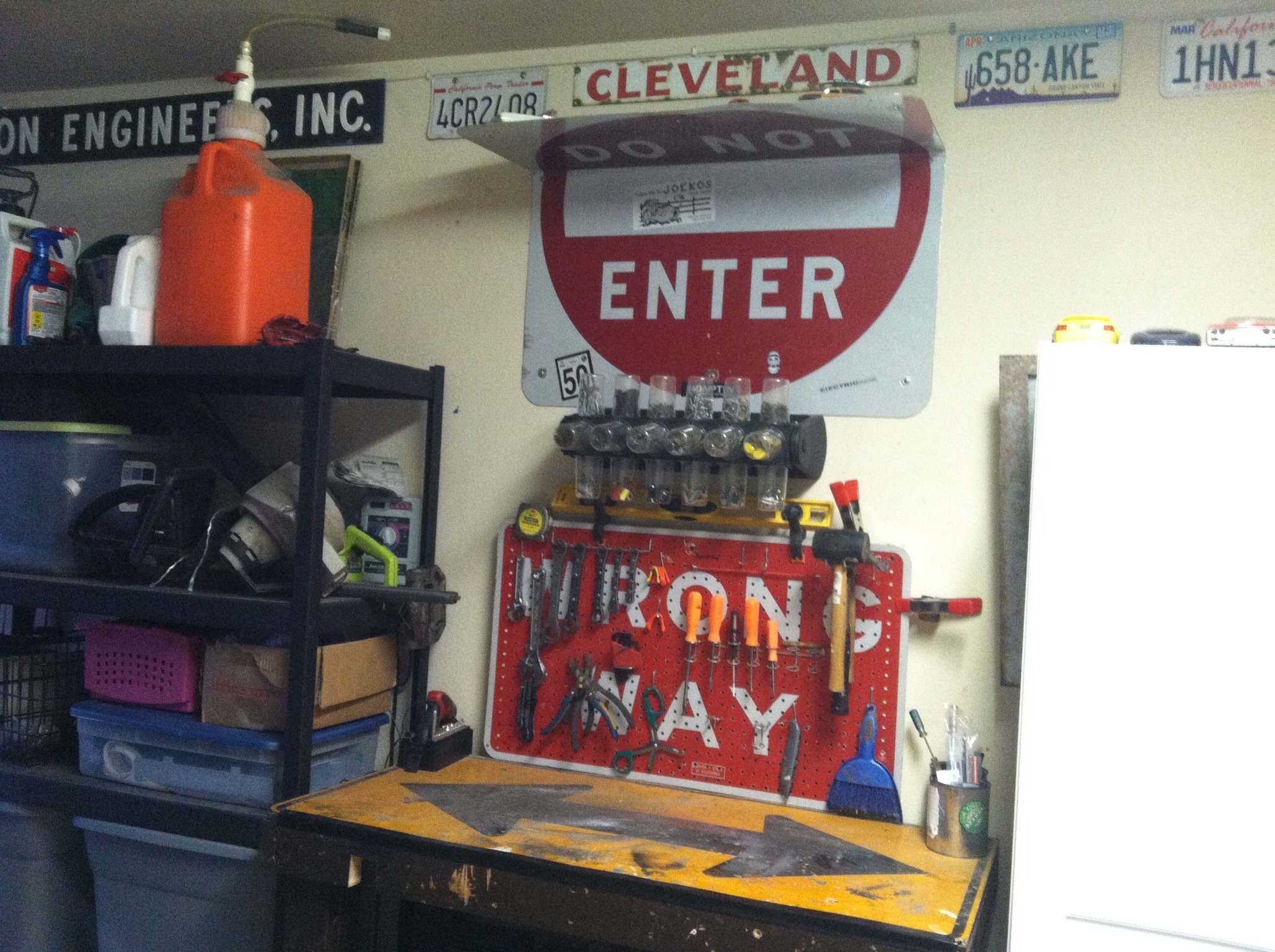 Up Cycled Work Bench