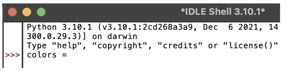 Add an Equal Sign Next to It
