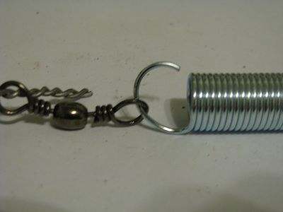 Attaching the Spring to the Swivel.