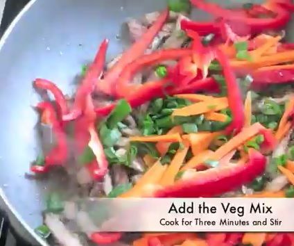 Farfalle Peppers and Steak
