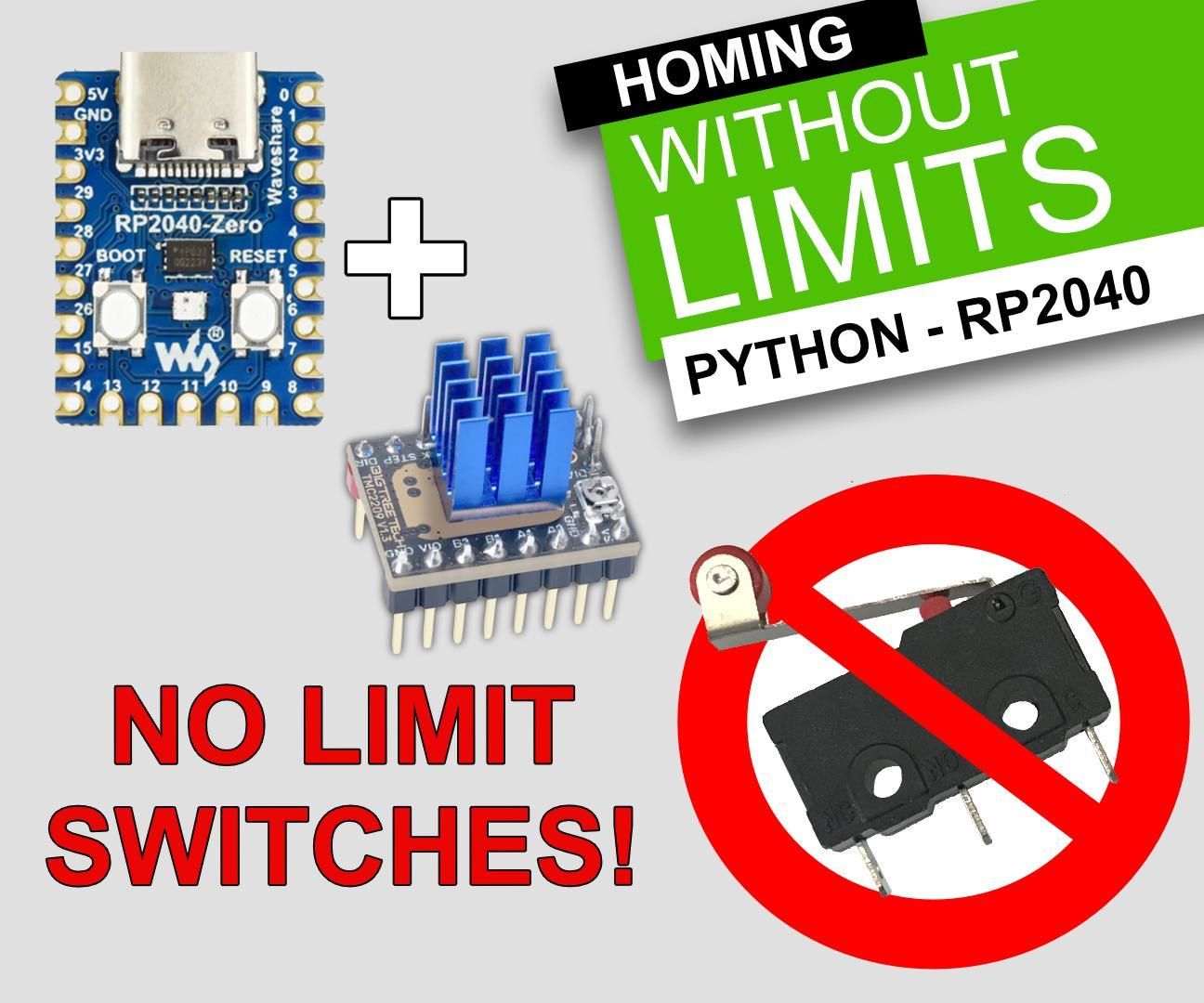 Homing Without Limits in Python Using RP2040 & TMC2209