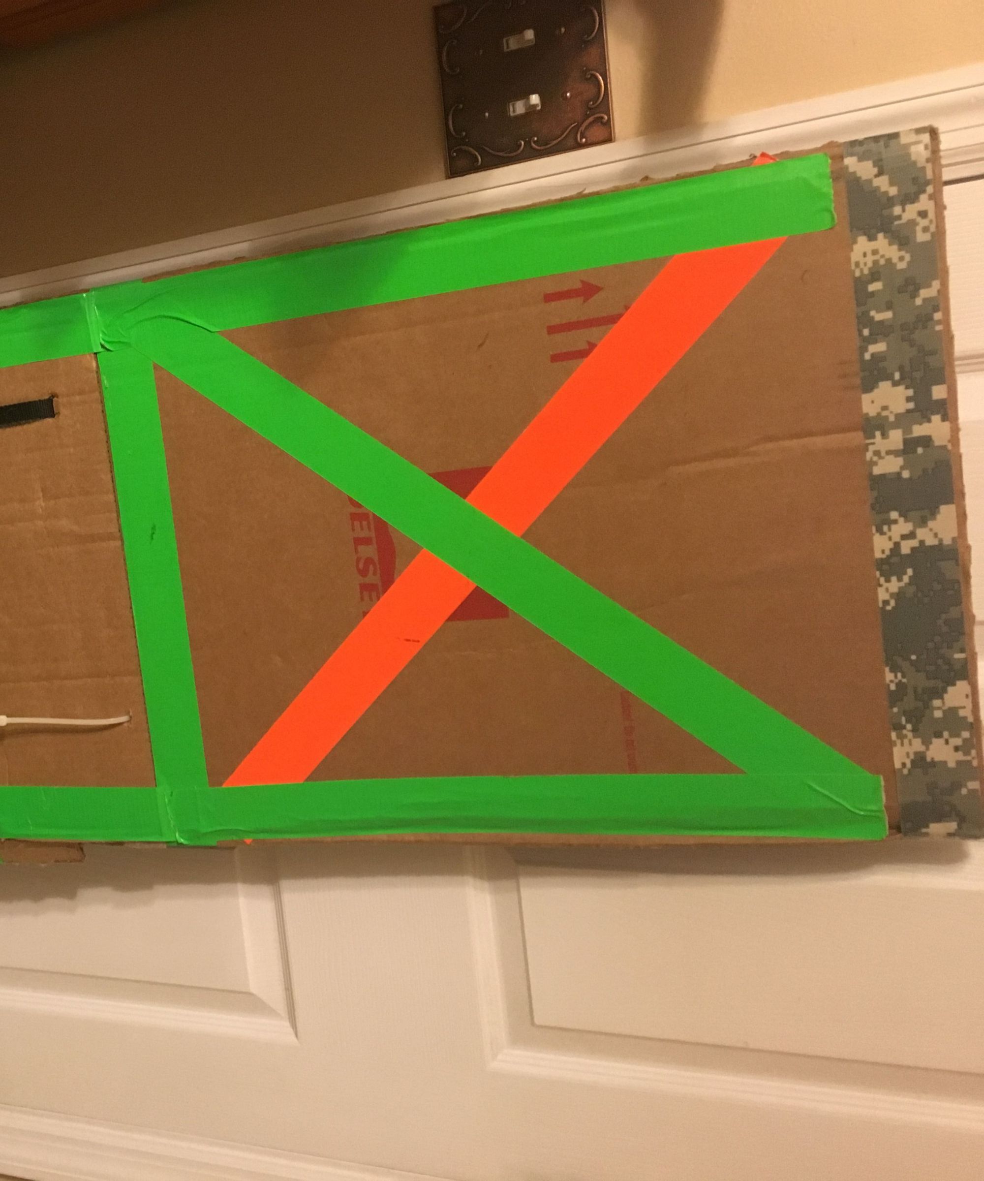 Cardboard Nerf Riot Shield