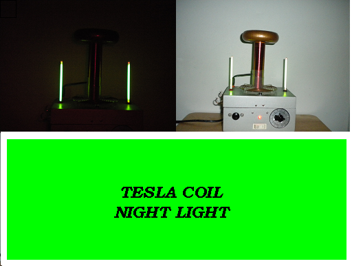 Tesla Coil Night Light