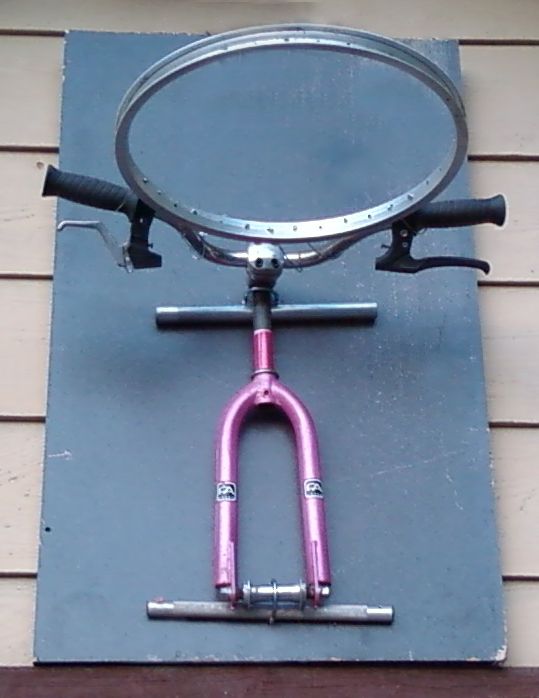 Basketball Hoop From Bicycle Parts