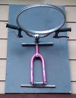 Basketball Hoop From Bicycle Parts