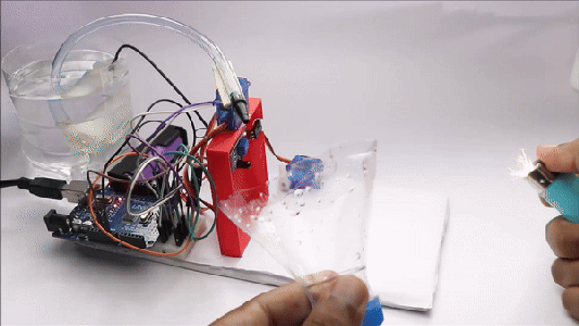 Arduino Fire Fighting Robot With Auto Extinguisher : 6 Steps (with ...