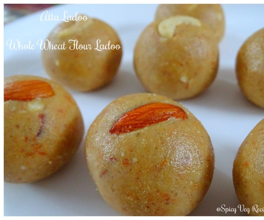 Wheat Flour Ladoo With Coconut | Atta Ladoo Recipe 