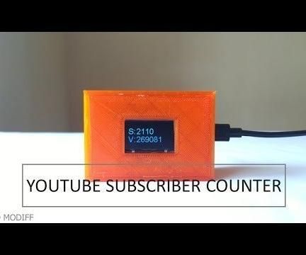 Diy Esp32 Youtube Subscriber Counter 