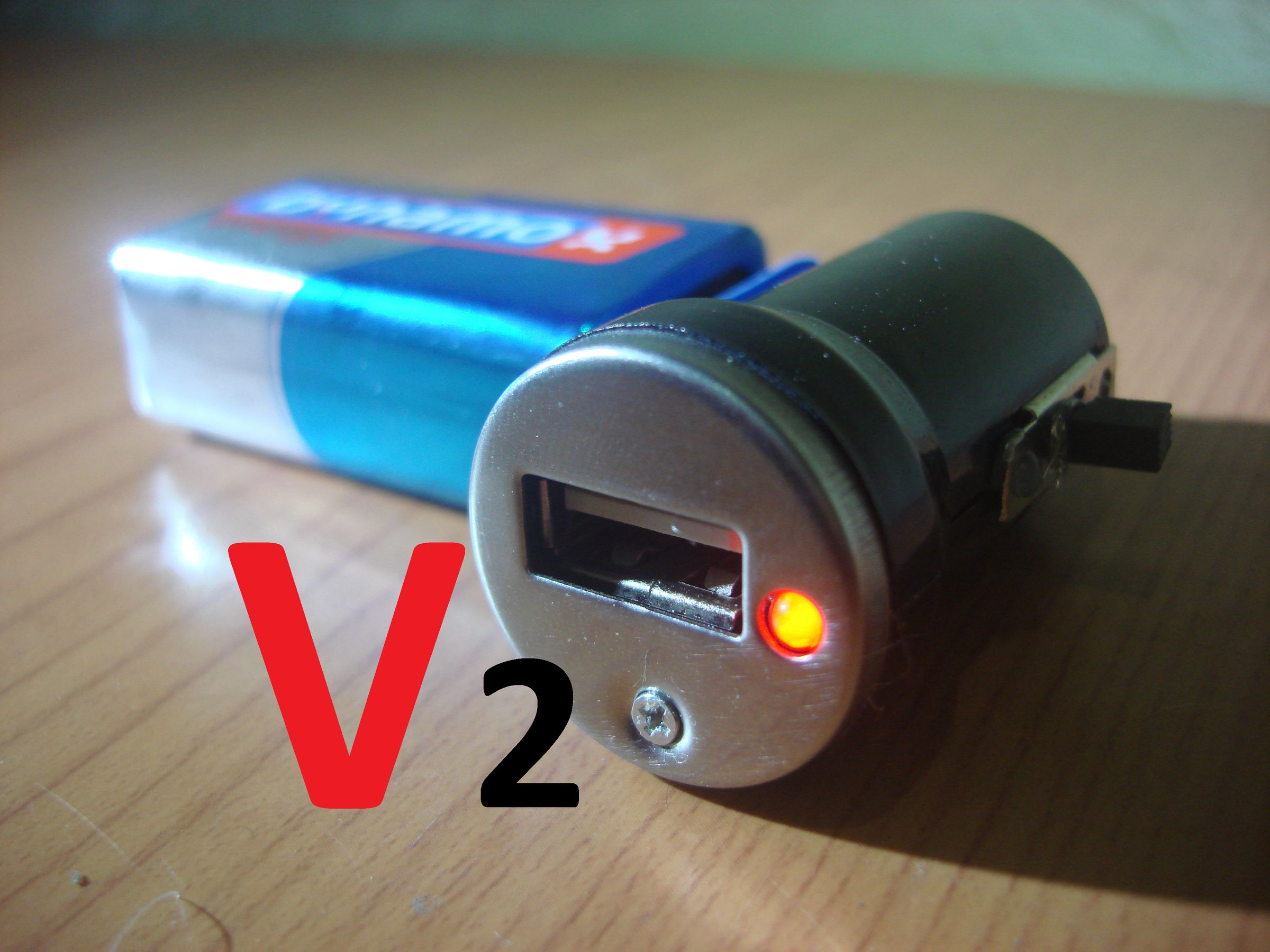 Portable Usb Cellphone Charger V2
