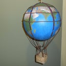 Steampunk Hot Air Balloon From a Globe