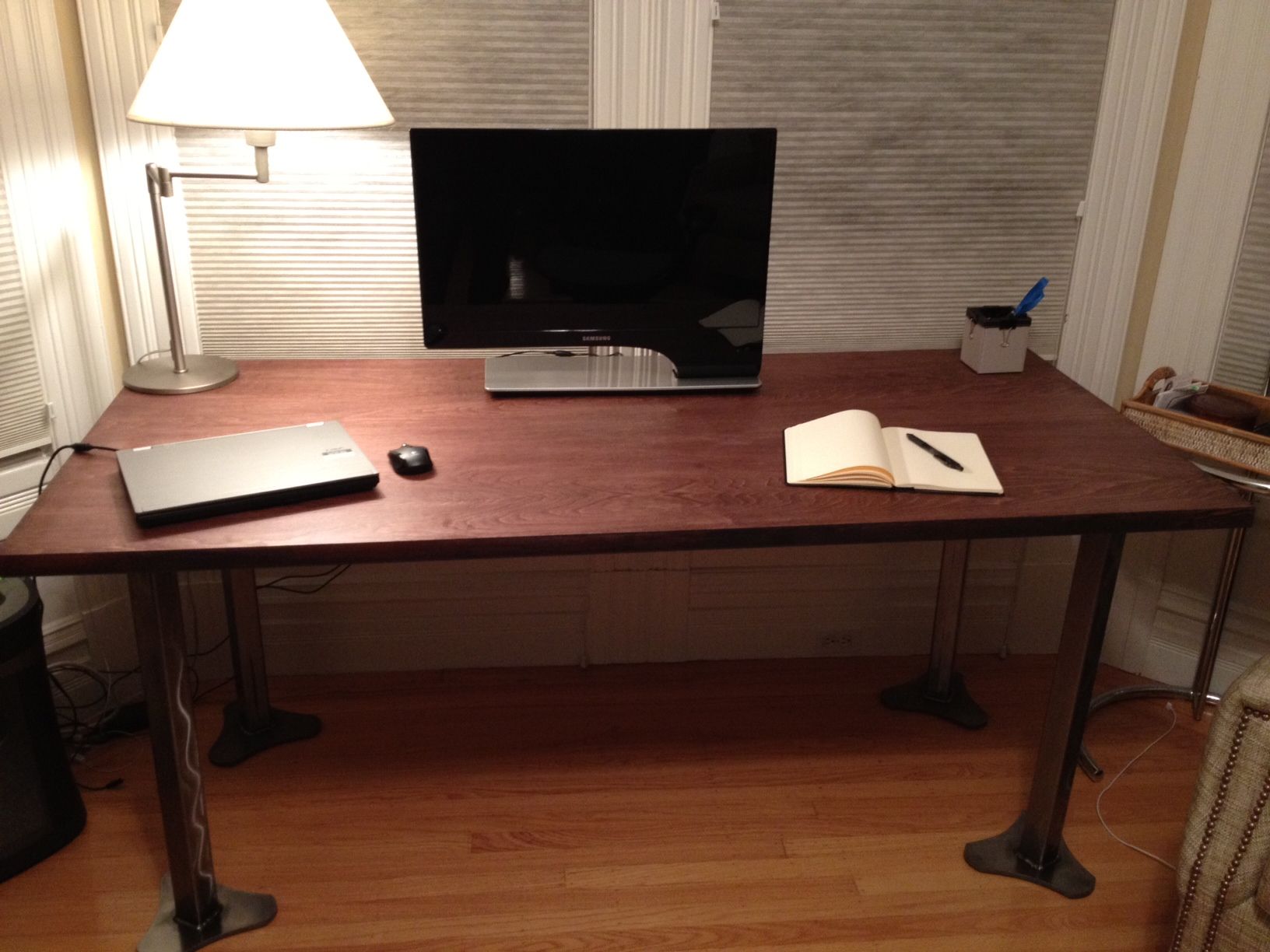 Metal and Wood Table