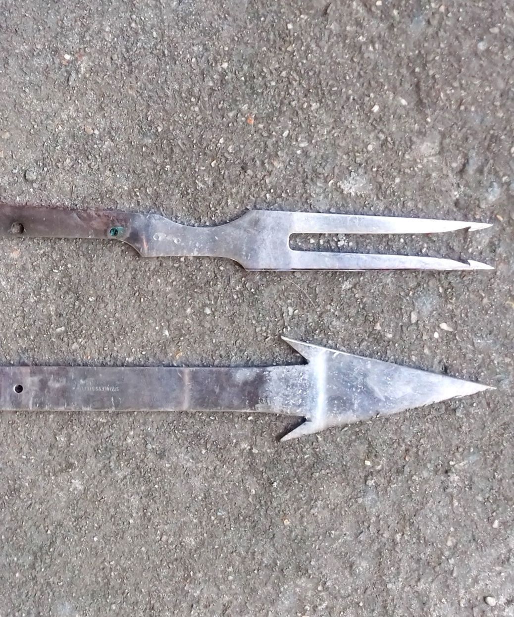 SPEAR HEAD FROM a $2 BBQ TOOLS
