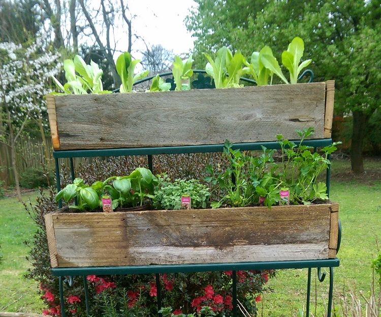 Build Rustic Planter Boxes From Recycled Fencing