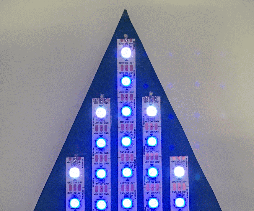 LED Holiday Tree With Shared Internet Control