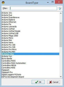 Start Visuino, and Select the Arduino UNO Board Type
