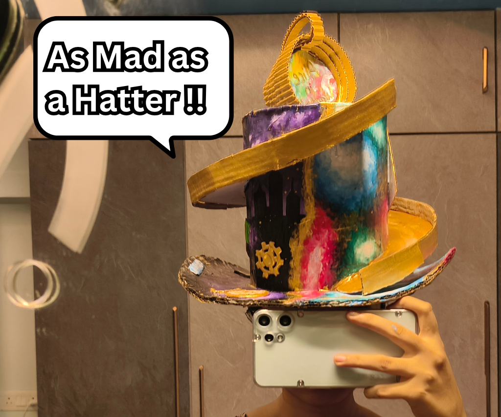 The Mad Duality Hat: a Mixed-Media Tale of Two Hatters From Wonderland and Gotham