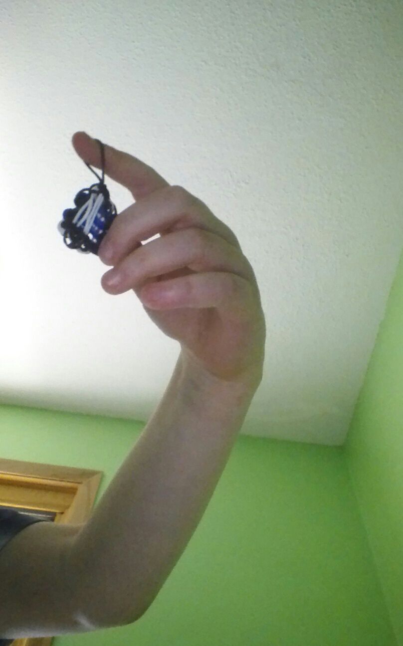 Rainbow Loom Soccer Charm (made on Two Looms)