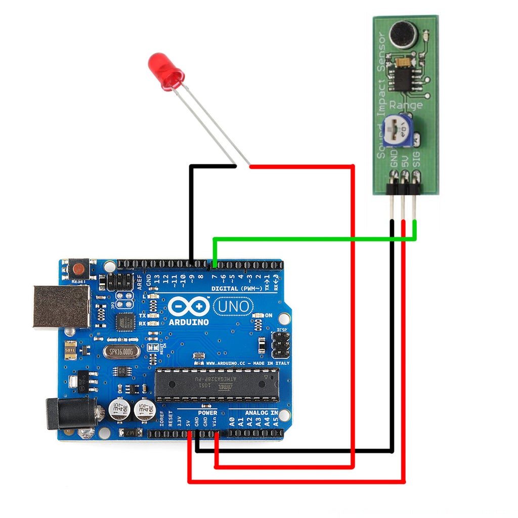 Sound Reactive LED Strip 9 Steps with Pictures Circuit Diagram