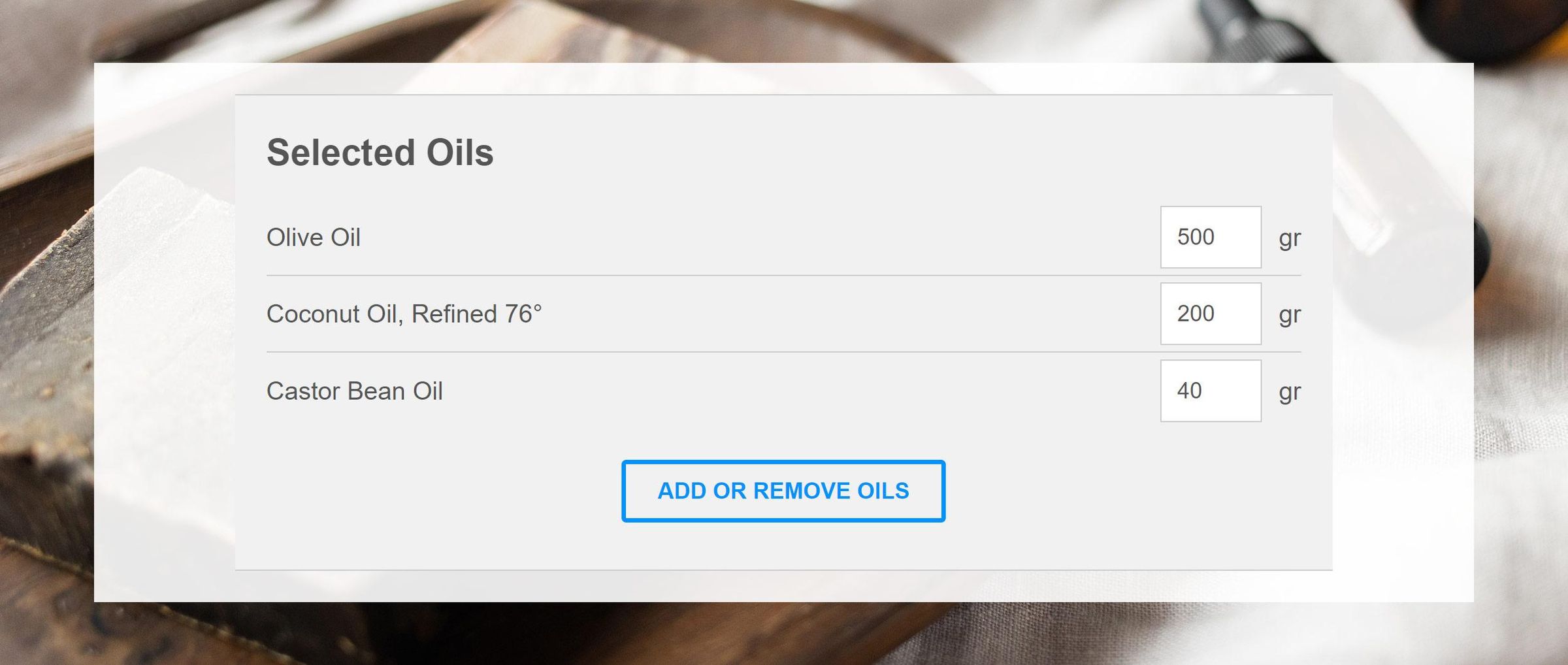Create Your Own Soap Recipes With This Soap Recipe Calculator 11 Steps Instructables