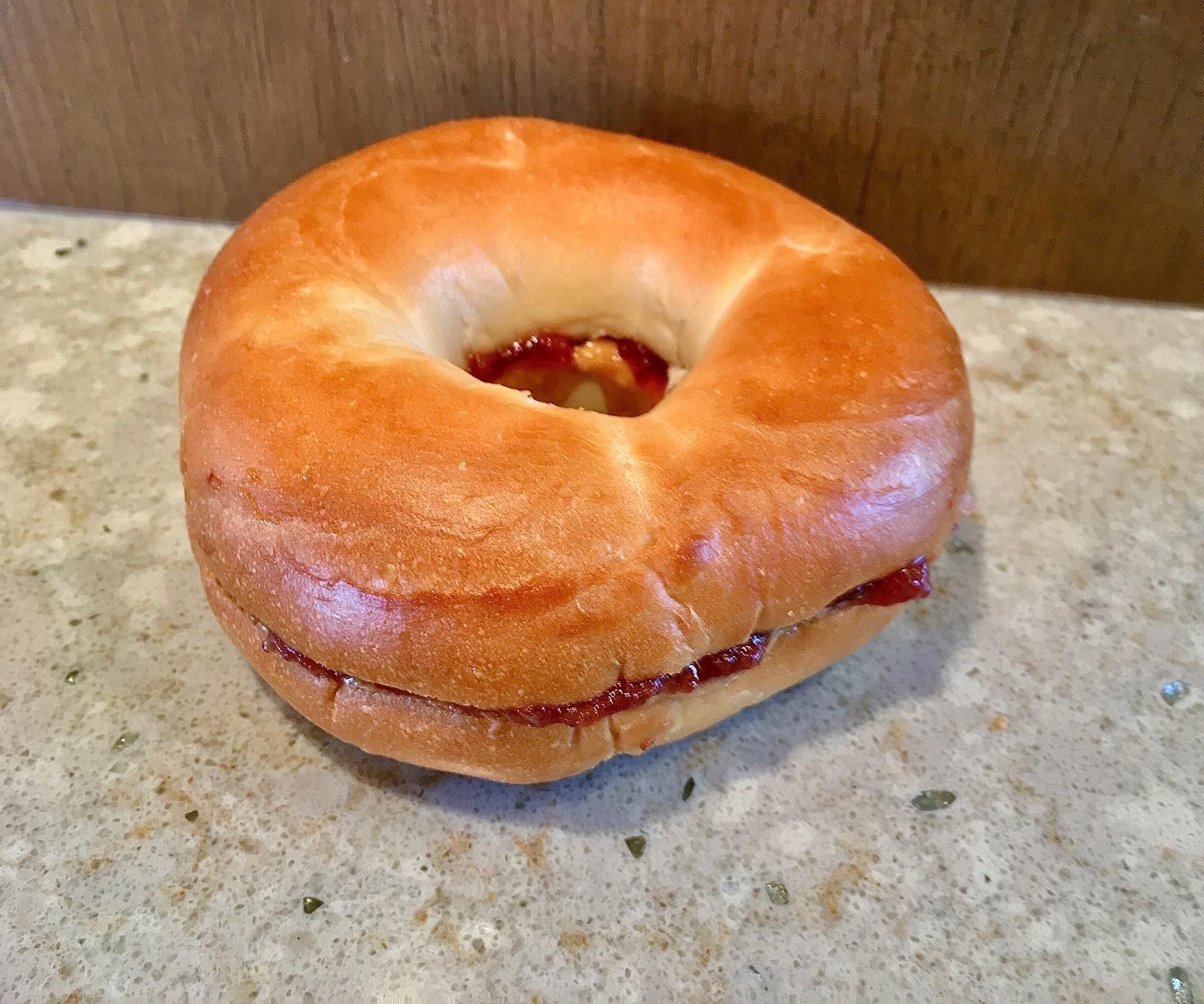 PB&J on a Bagel