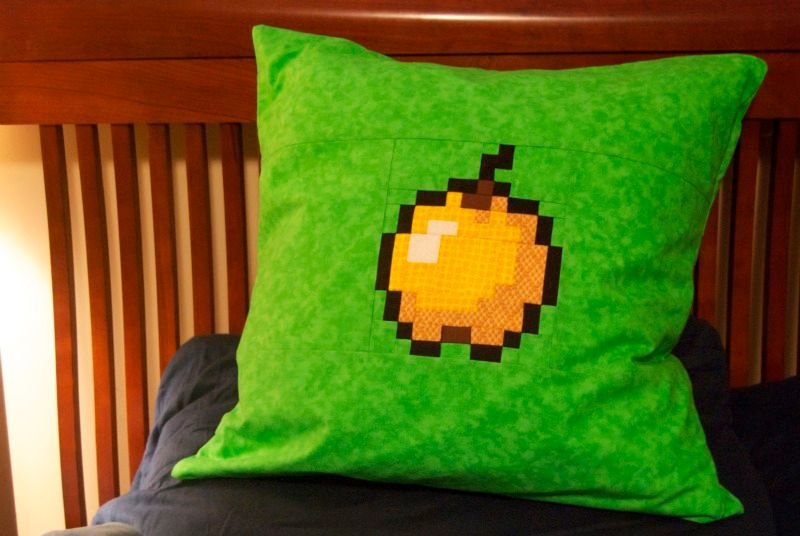 Making a Minecraft Golden Apple Block